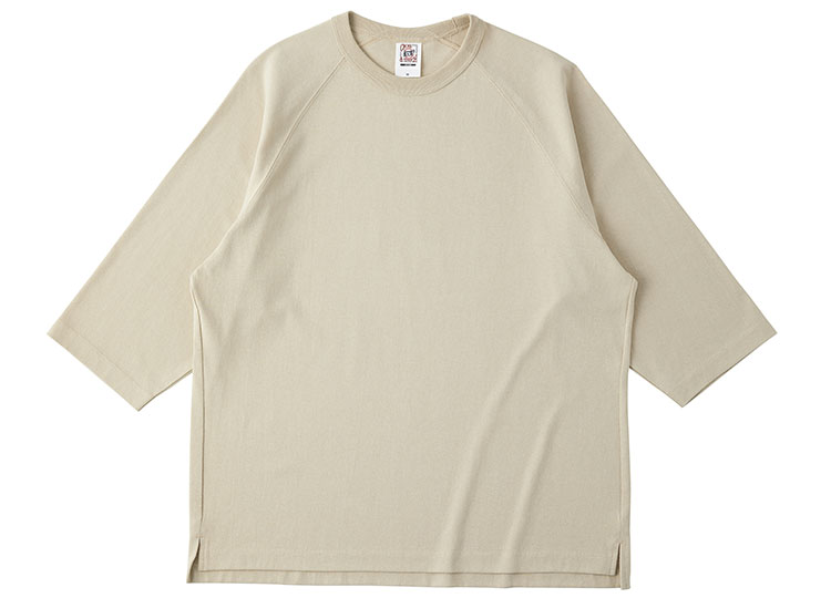 オープンエンドリラックスフィットラグランTシャツ